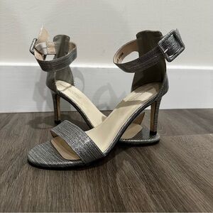 Benjamin Walk Shimmering Silver Heels